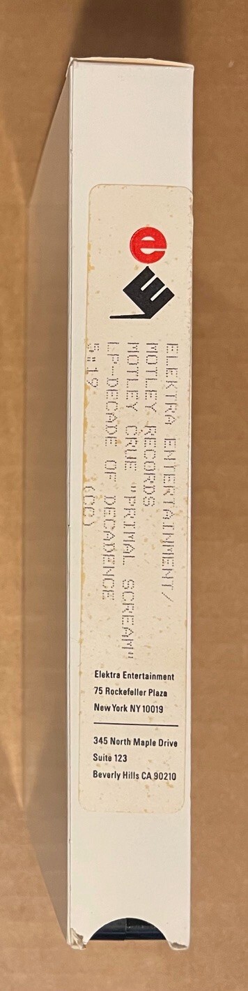 Motley Crue – Primal Scream ULTRA RARE promo VHS video single
