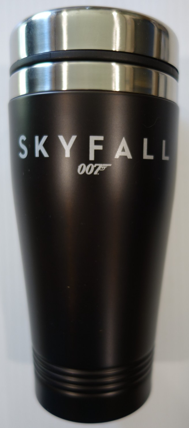 007 James Bond Coffee Cup / Mug, Travel Thermal Bottle Promotional Rare LOT x 3