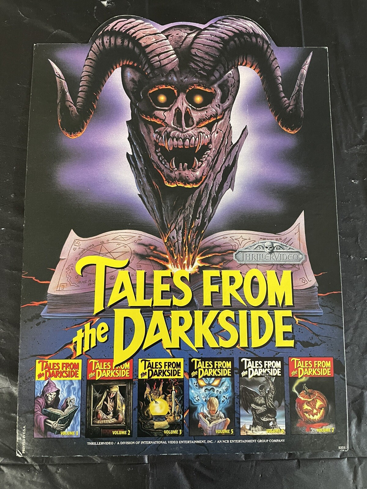 Tales From the Darkside Video Store VHS Promotional Countertop Standee Thriller