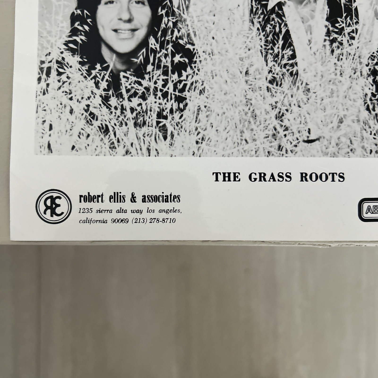The Grass Roots Publicity Promo Photo Vintage 1970 ABC/ Dunhill Records