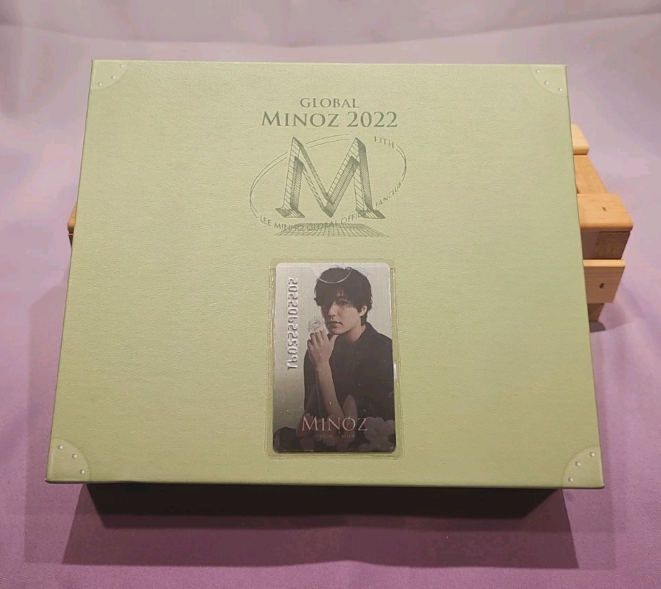 Lee Min Ho MINOZ GLOBAL OFFICIAL FANCLUB 13th Edition MEMBERSHIP CARD INCUDED!!