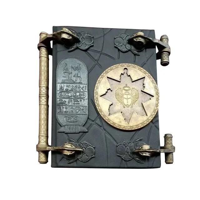 Book of The Dead The Mummy Prop with Key Can Be Opened Book Box Resin Replica
