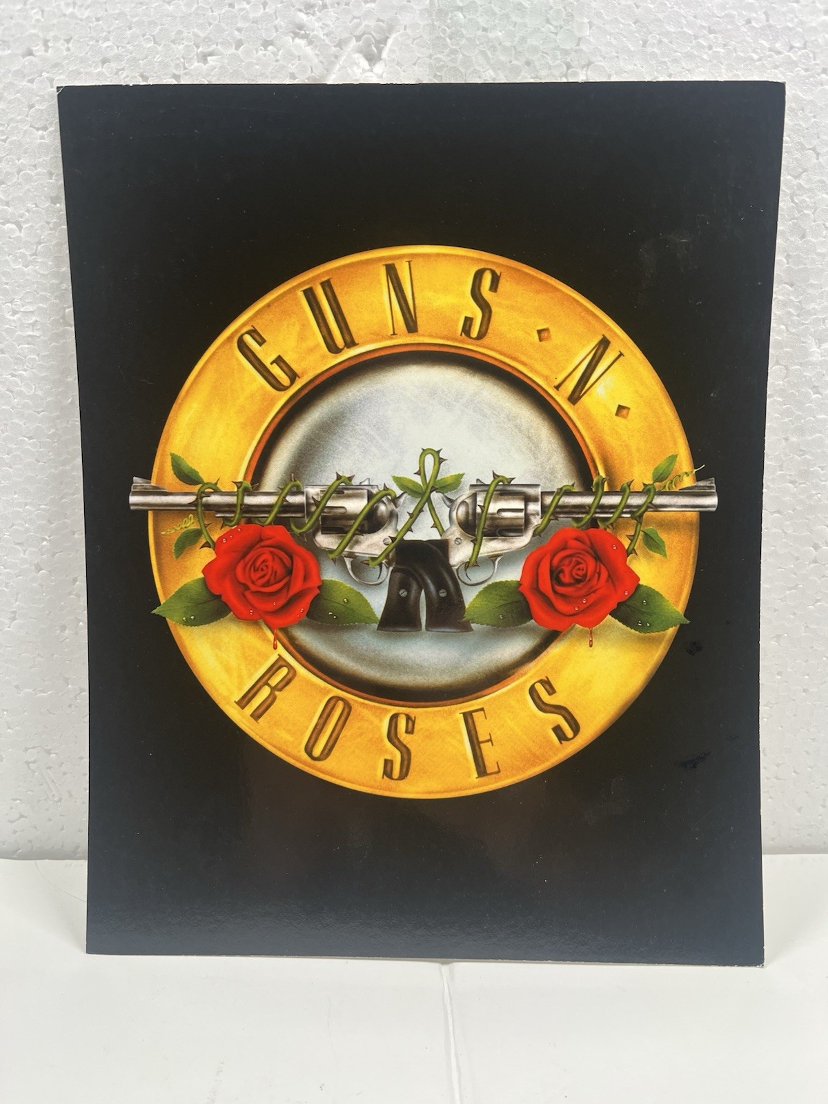 Guns N’ Roses 2007 Logo Promo 8x10Postcard Bravado Import Images GNR Collectible