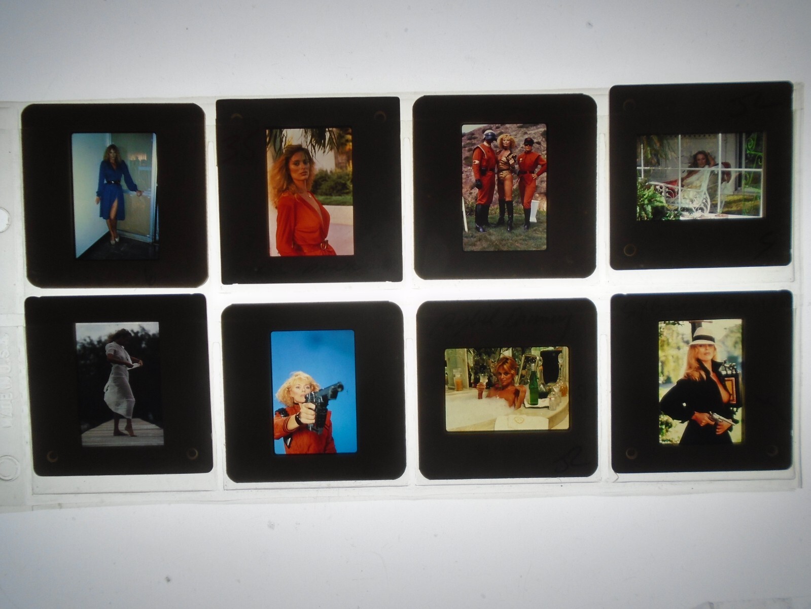 SYBIL DANNING V GRINDHOUSE SEXY GLAMOUR SLIDE/TRANSPARENCY LOT promo movie photo