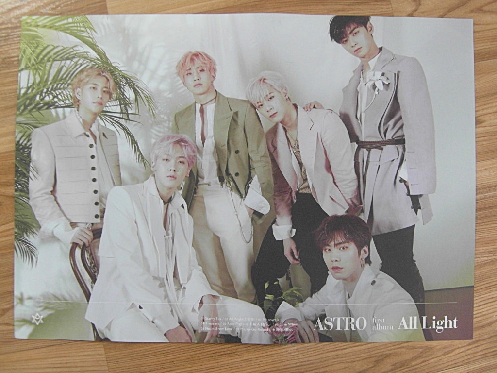 ASTRO – ALL LIGHT (2 SIDED) [ORIGINAL POSTER] *NEW* K-POP