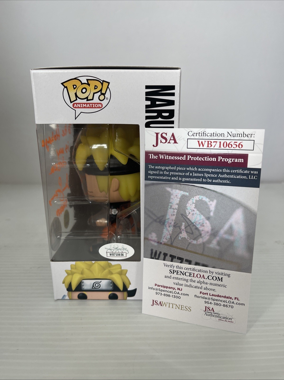 Maile Flanagan Signed Autographed Naruto Rasenshuriken Funko Pop 1318 JSA COA 3