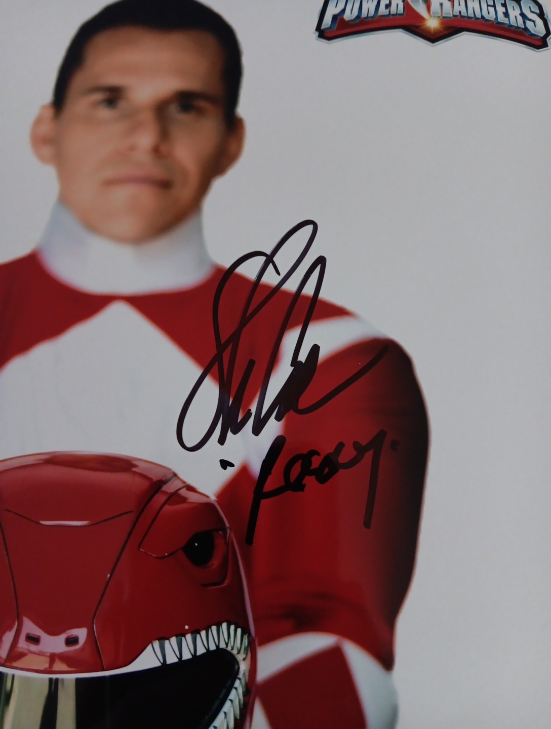 Steve Cardenas Mighty Morphin Power Ranger Signed Rocky 8×10 Photo COA PA
