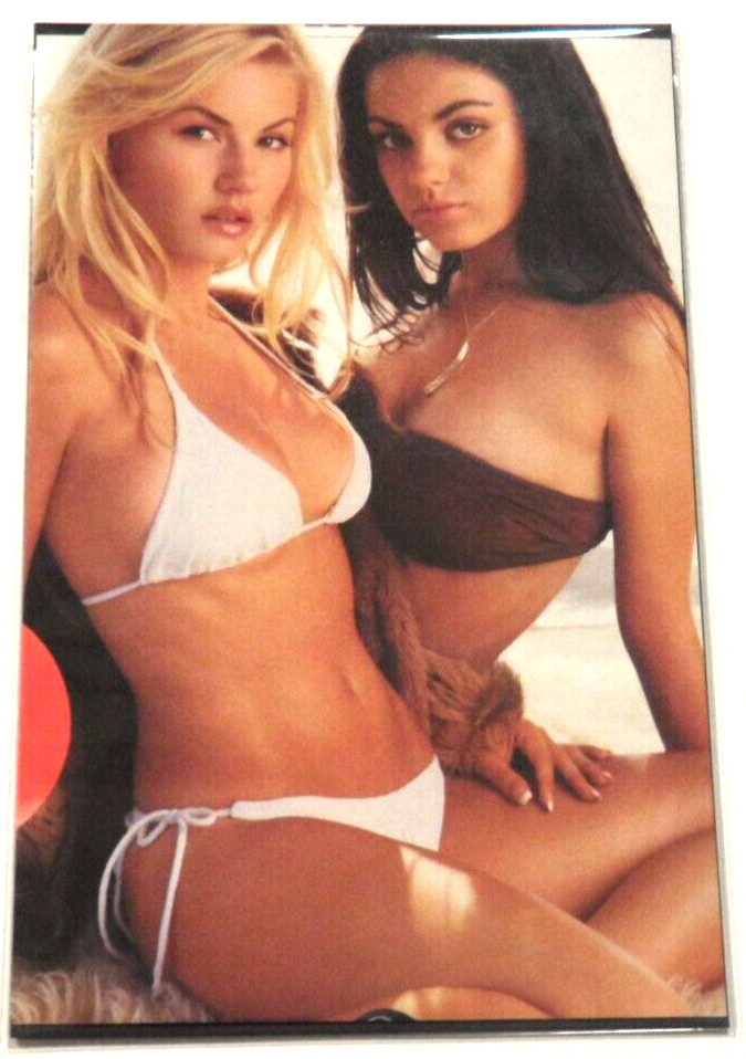 Mila Kunis – Elisha Cuthbert – Magazine Clipping 3 1/2 x 5 1/2 Clipping # 54