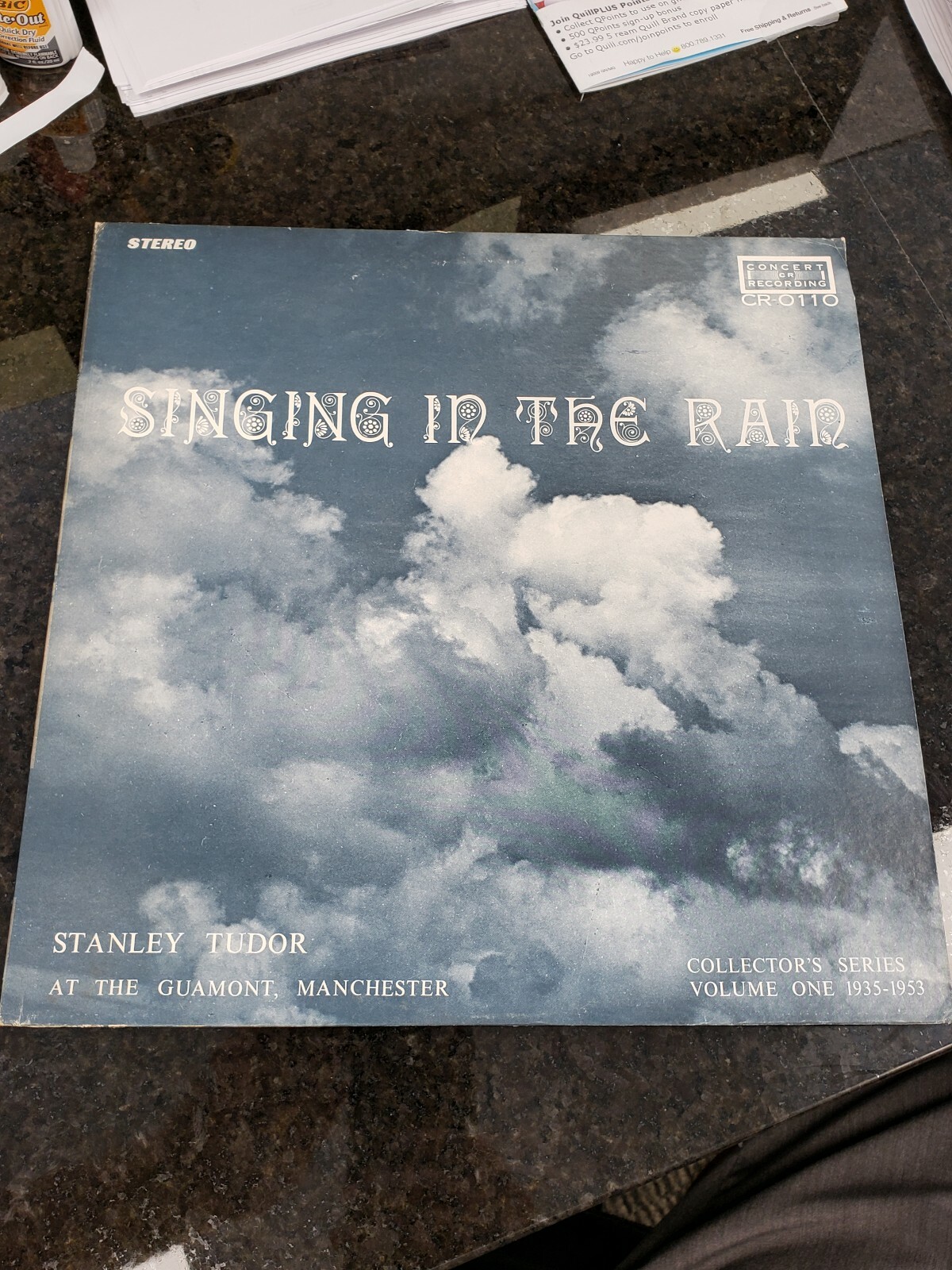 Stanley Tudor “Singing in the Rain ” rare lp 1955 33 rpm record CR-0110