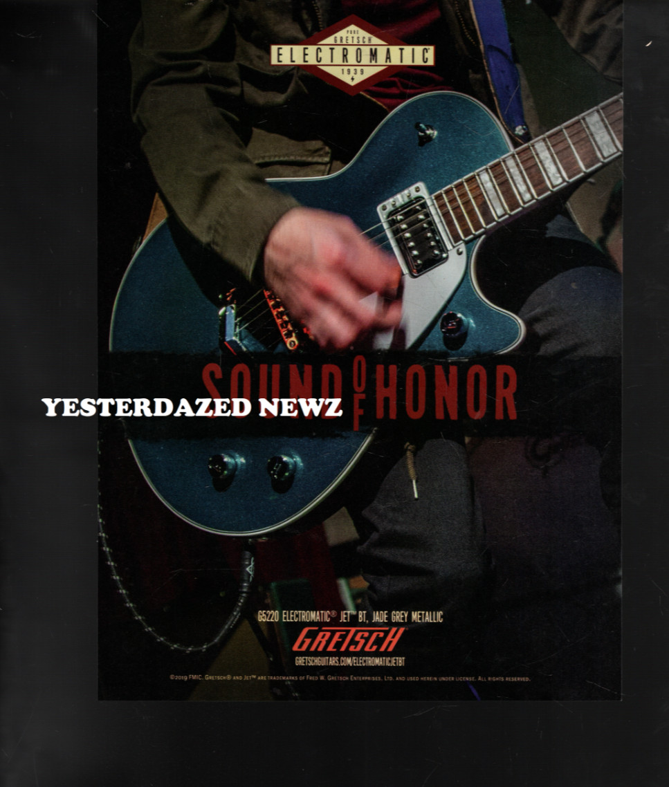 2019 print ad for Gretsch Guitars “Sound of Honor”