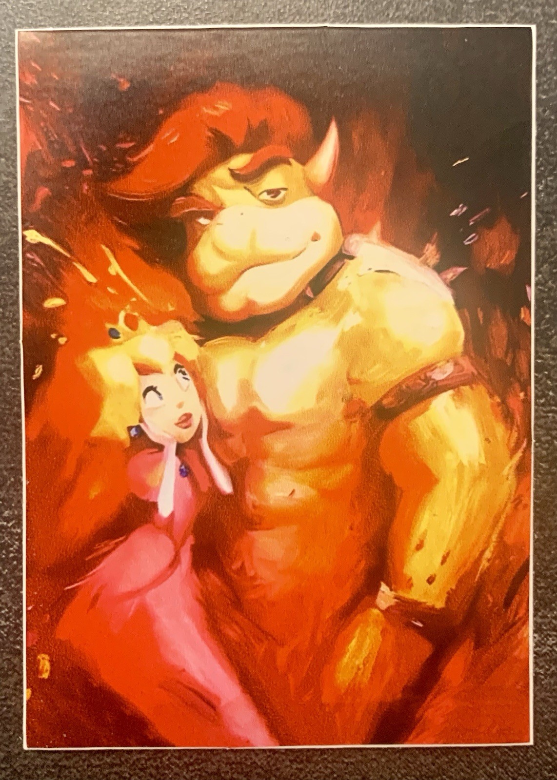 BOWSER PEACH Romance Portrait Vinyl Decal/Sticker 3.5×2.5” SUPER MARIO MOVIE 2