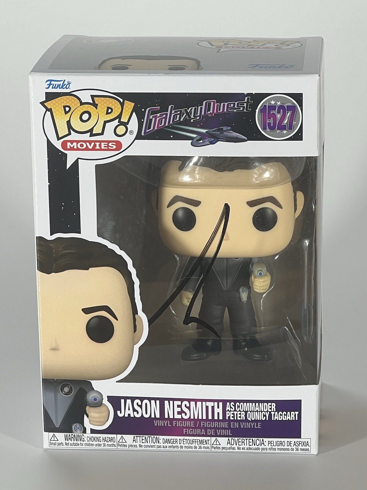 Tim Allen Signed Autograph Jason Nesmith Funko Pop Galaxy Quest 1527 Beckett COA