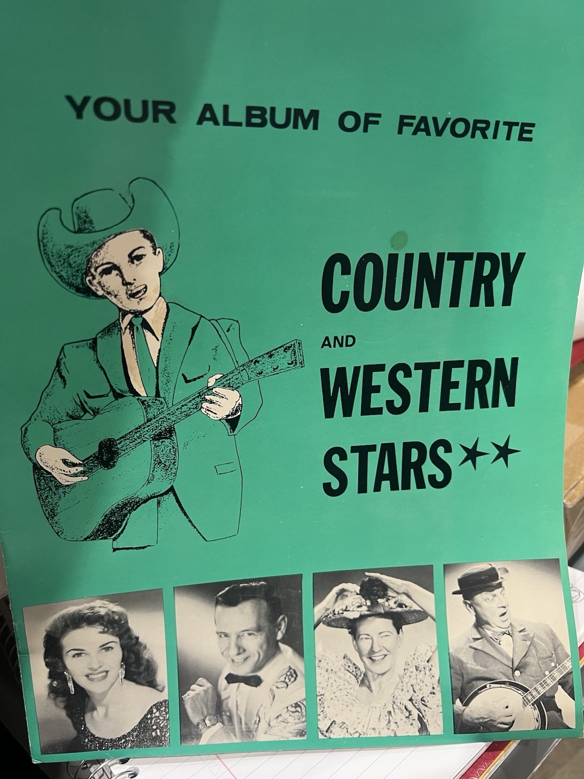 Your Album Of Favorite Country Western Stars Ray Price Autograph Program 1960’s
