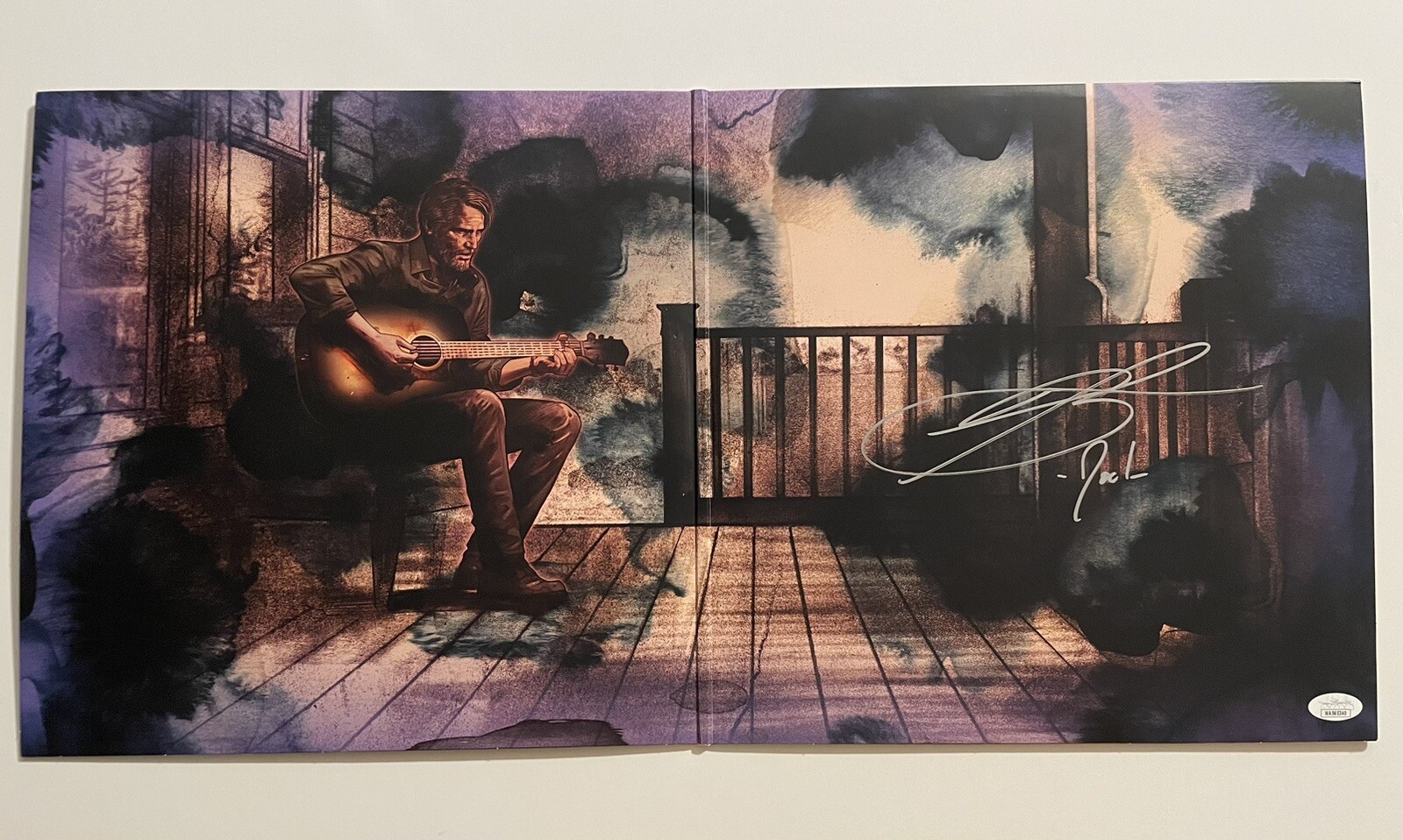 Troy Baker Signed Last of Us 2 Mondo Vinyl Joel Autograph JSA COA WITNESS