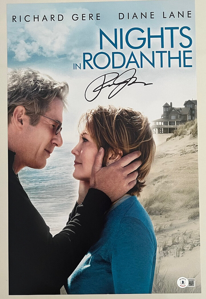 RICHARD GERE SIGNED NIGHTS IN RODANTHE 12×18 PHOTO BECKETT BAS 2
