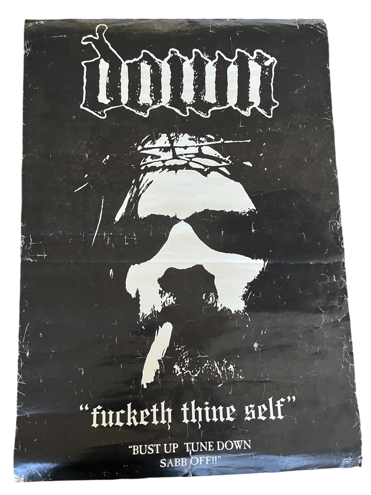 Rare Down Fucketh Thine Self poster – Bust Up Tune Down Sabb Off