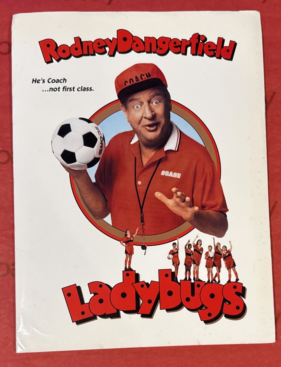 LADYBUGS Original 1993 RODNEY DANGERFIELD MOVIE PRESS KIT + 8 PHOTOS