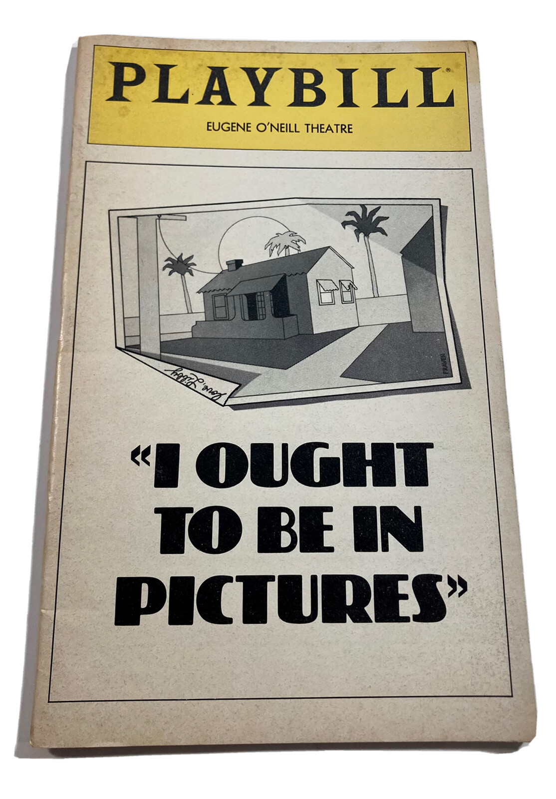 Playbill I Ought to Be in Pictures Ron Leibman Dinah Manoff Neil Simon Broadway