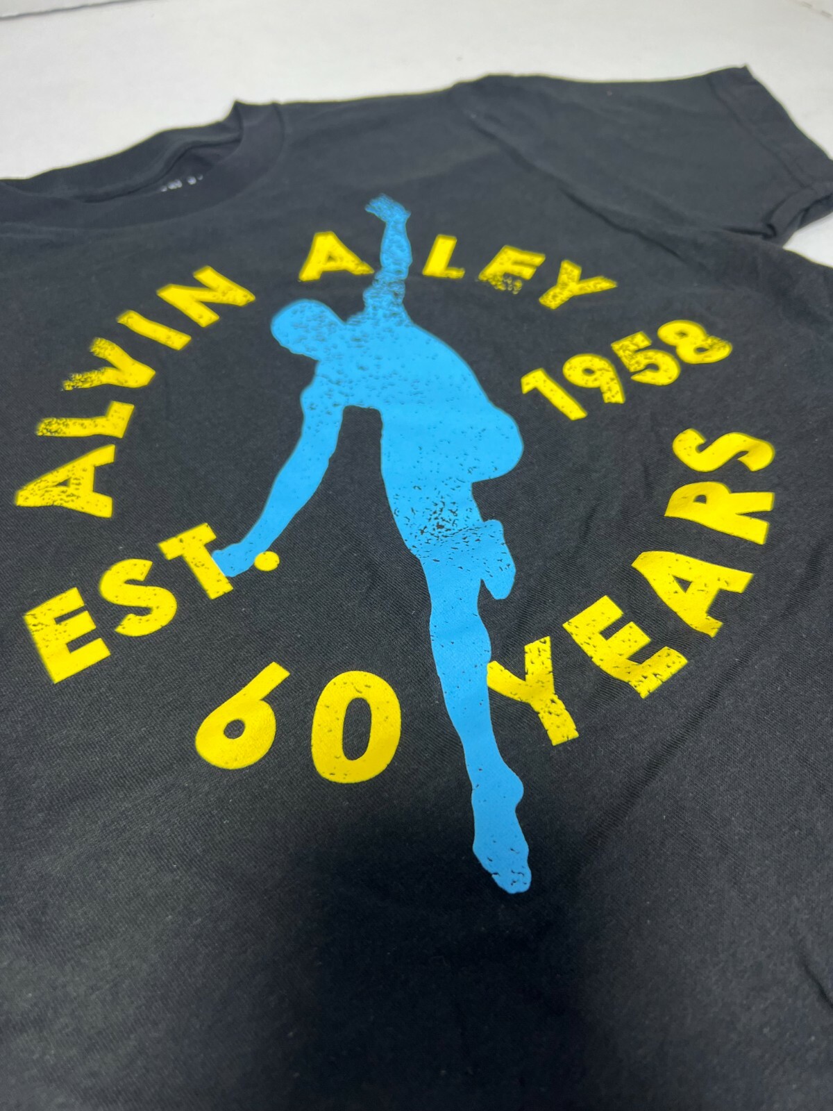 Alvin Ailey American Dance Theater 2018-19 UNISEX BLUE MAN TEE OFFICIAL MERCHANT