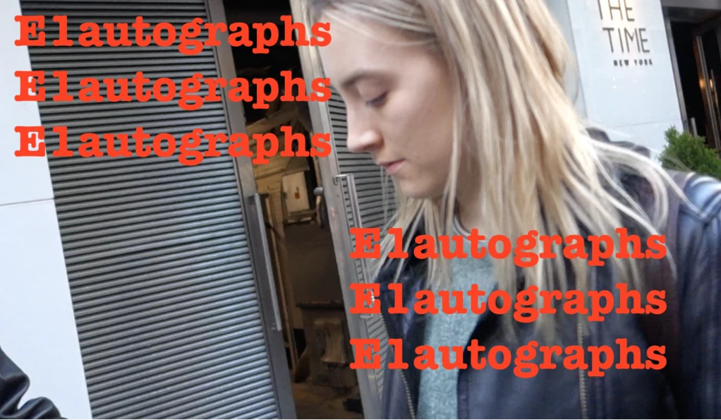 Saoirse Ronan signed 8×10 photo in person. Proof – Lady Bird, Atonement