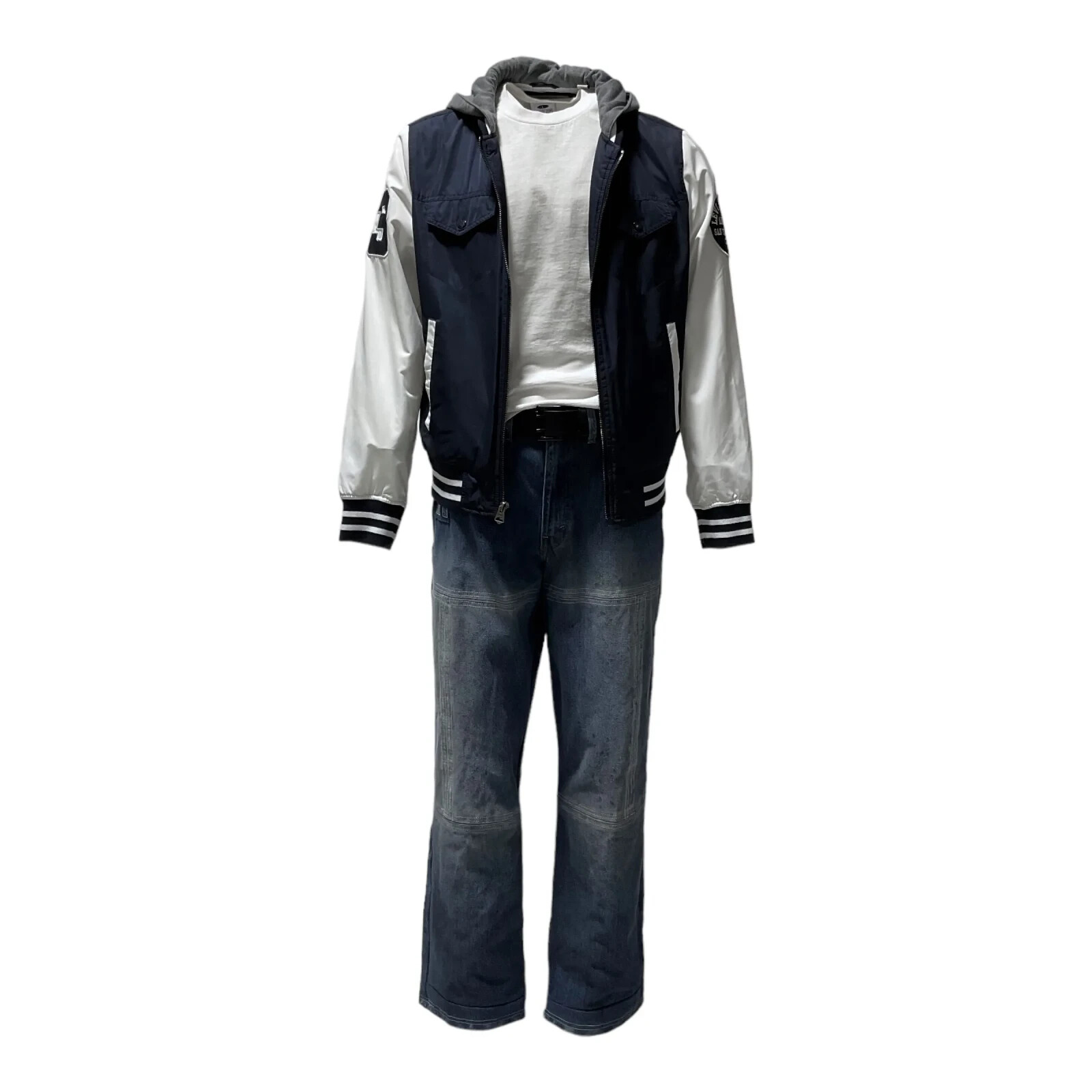 Creed III Adonis (15) Thaddeus J Mixson Screen Worn Zip-Front Jacket Short Sleev