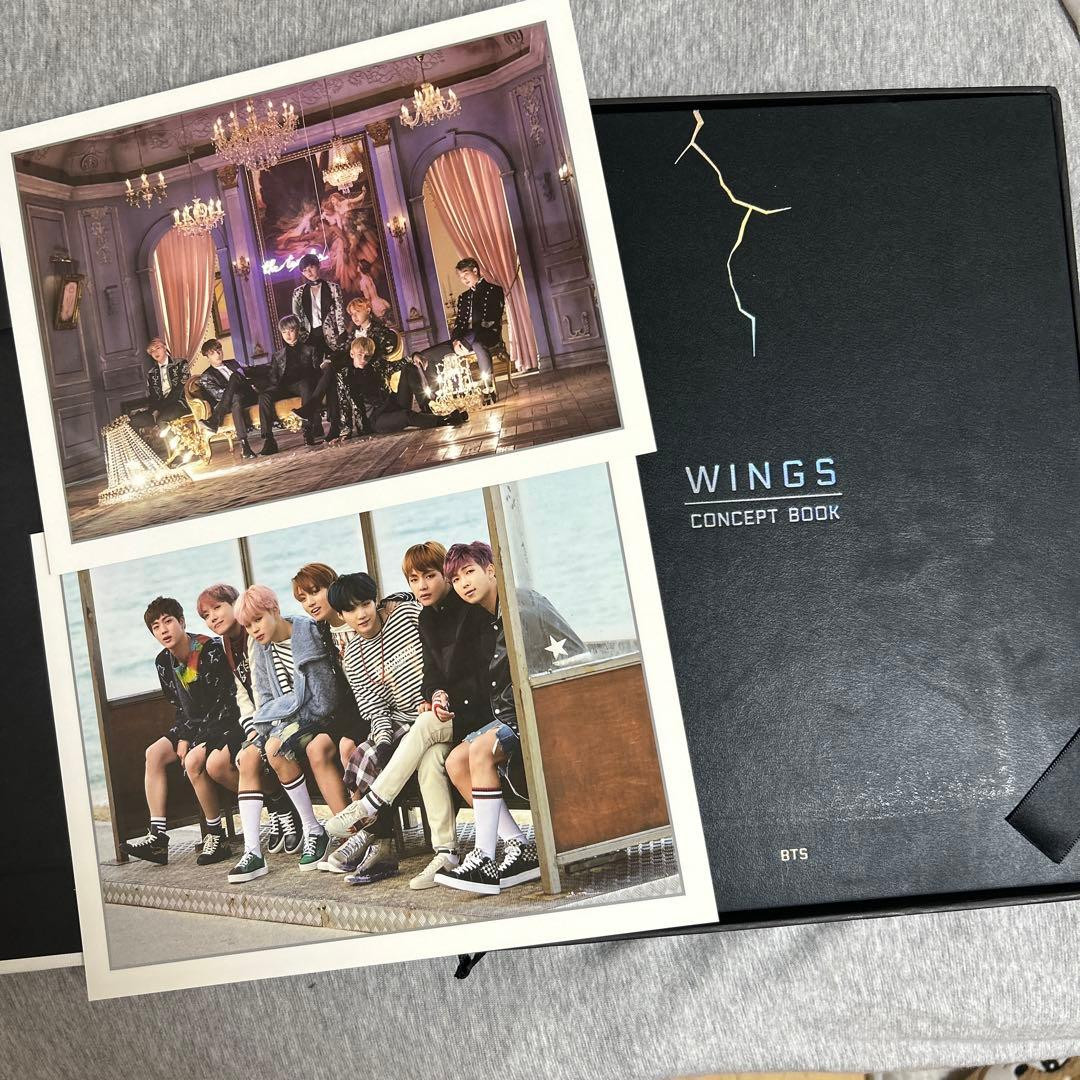 BTS Bangtan Boys The Wings Concept Book Jungkook Lenticular Photo card Rare