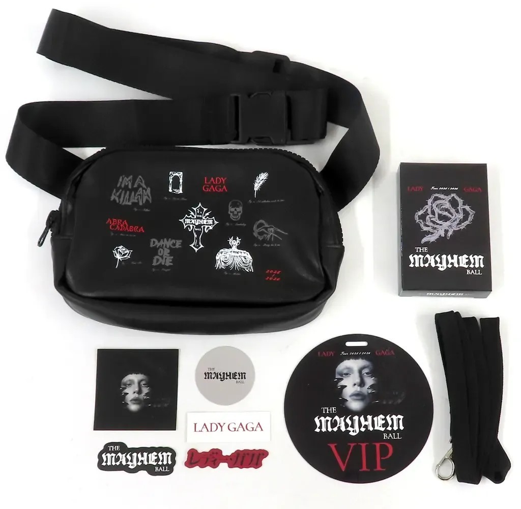 LADY GAGA THE MAYHEM BALL JAPAN 2026 VIP Silver Balcony Merch Set of 4