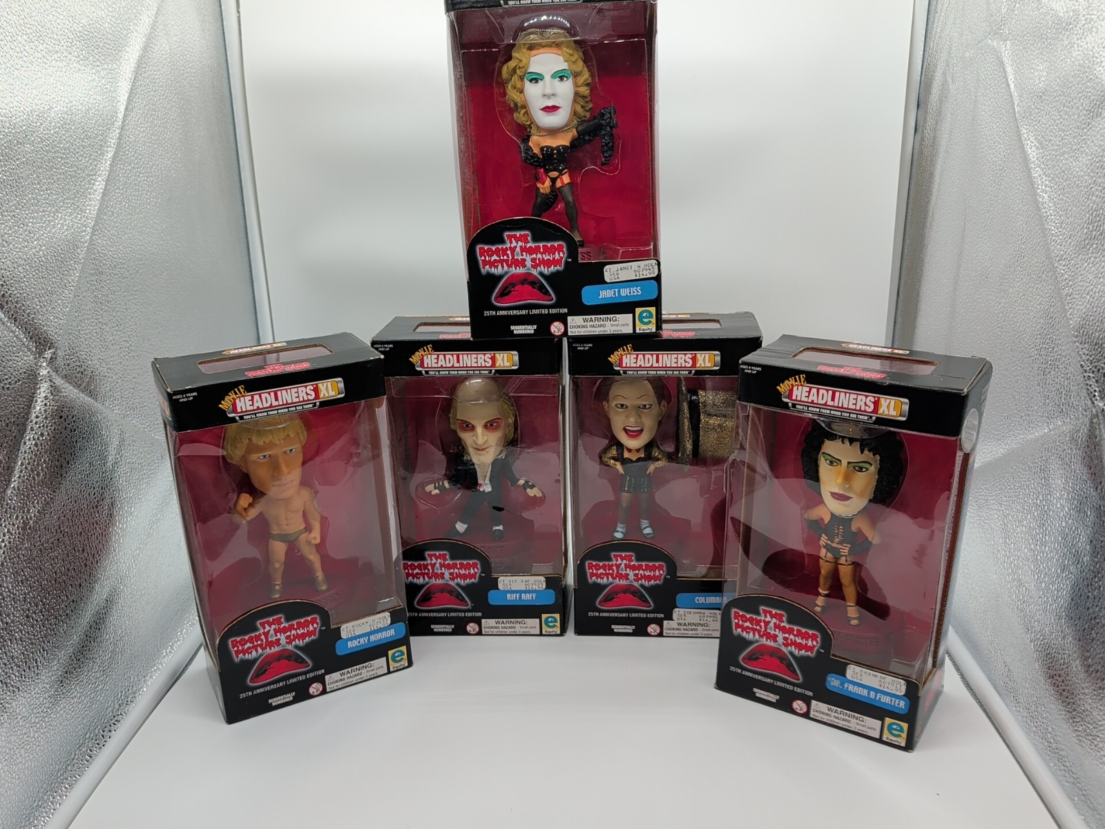 ( New) 5 Headliners XL The Rocky Horror Picture Show Limited Edition Figurines