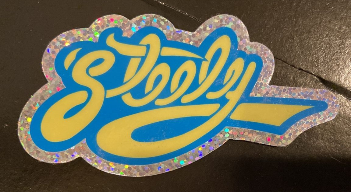 Steely Dan Die-Cut Glitter Decal Sticker Band Logo Steely, Fagen, Becker