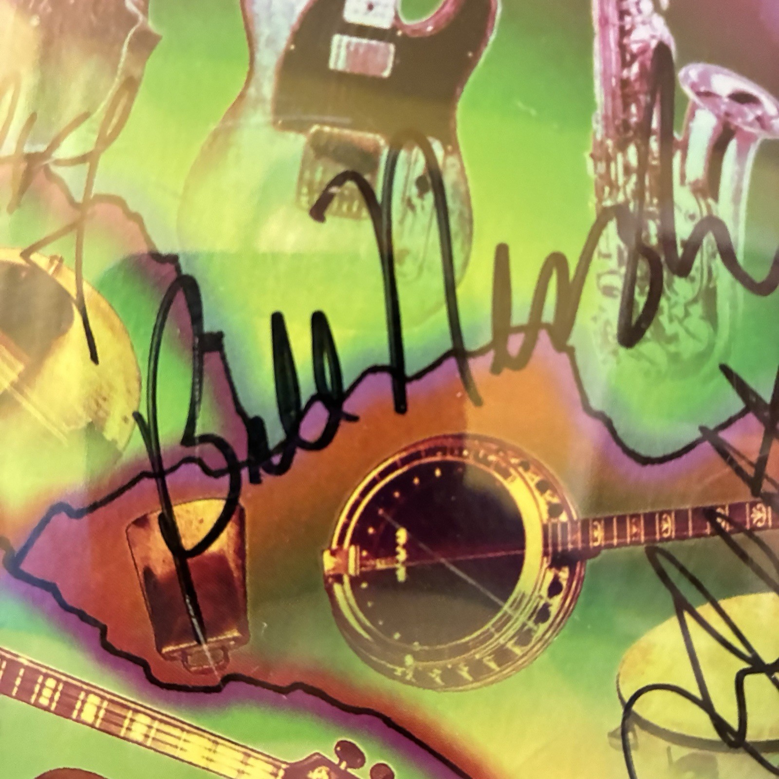 Summit Festival String Cheese Incident Autographed Poster 8/17-19/2001 Terrapin