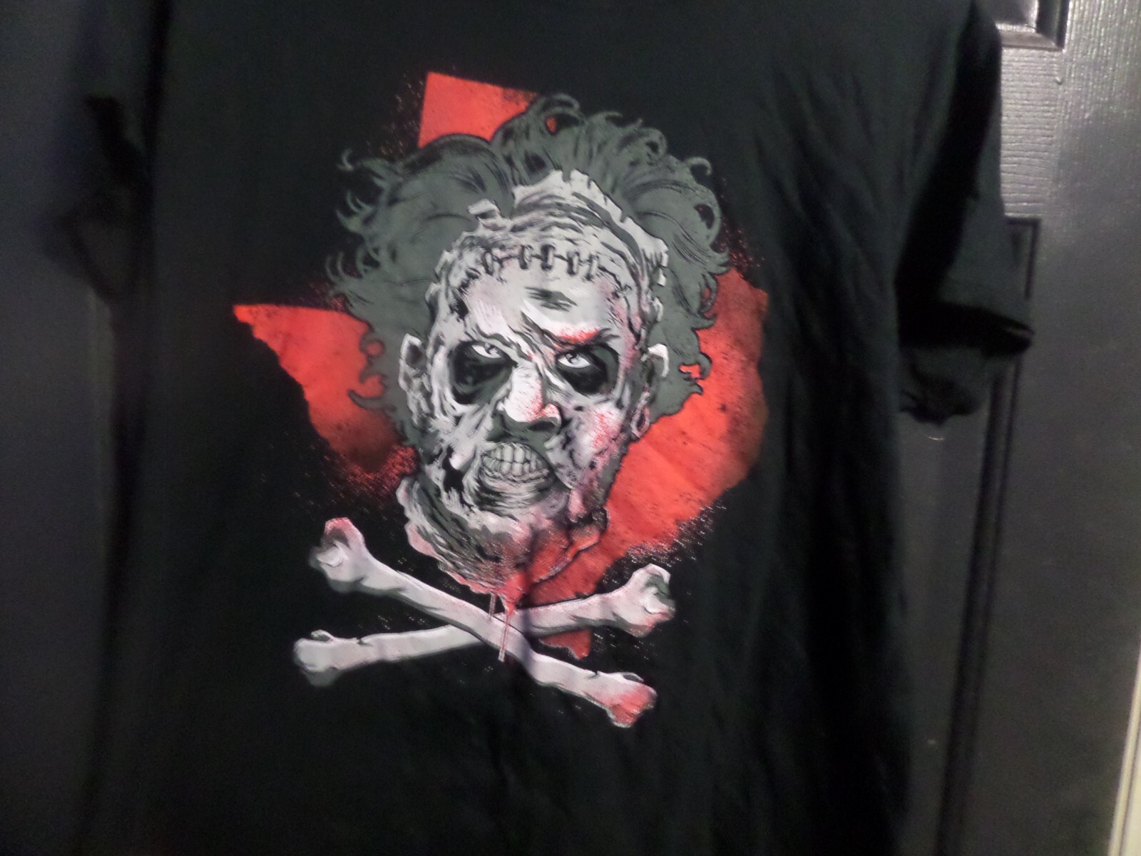 The Texas Chainsaw Leatherface Gildan Softstyle Vintage T-Shirt Black Size 2XL