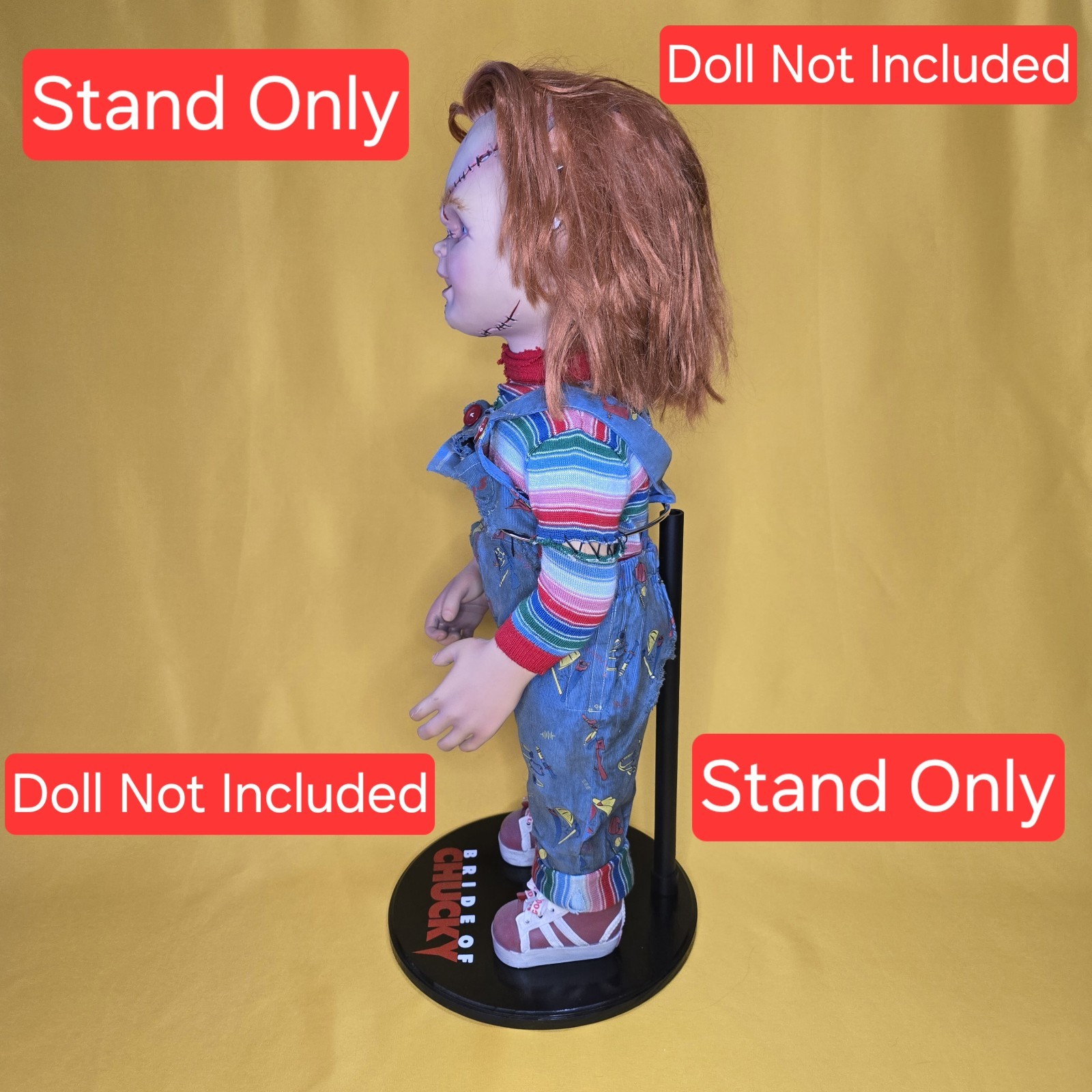 Stand For Chucky (Bride Of Chucky) Life Size, STAND ONLY, Doll Not Included