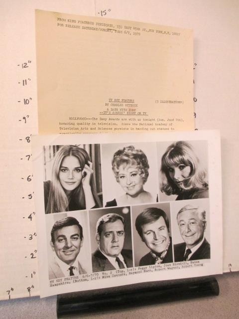 ABC TV photo 1970 EMMY Peggy Lipton Susan Hampshire Robert Young Raymond Burr