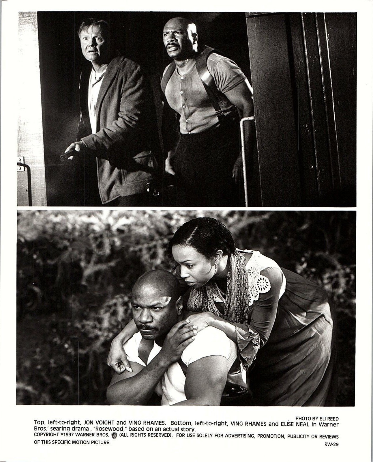 “Rosewood” Jon Voight, Ving Rhames 8″ X 10″ Photo Still K6