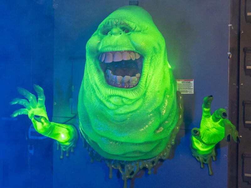 Ghostbusters Slimer Wallbreaker Prop Decor Lighted Remote Official Ghost Horror