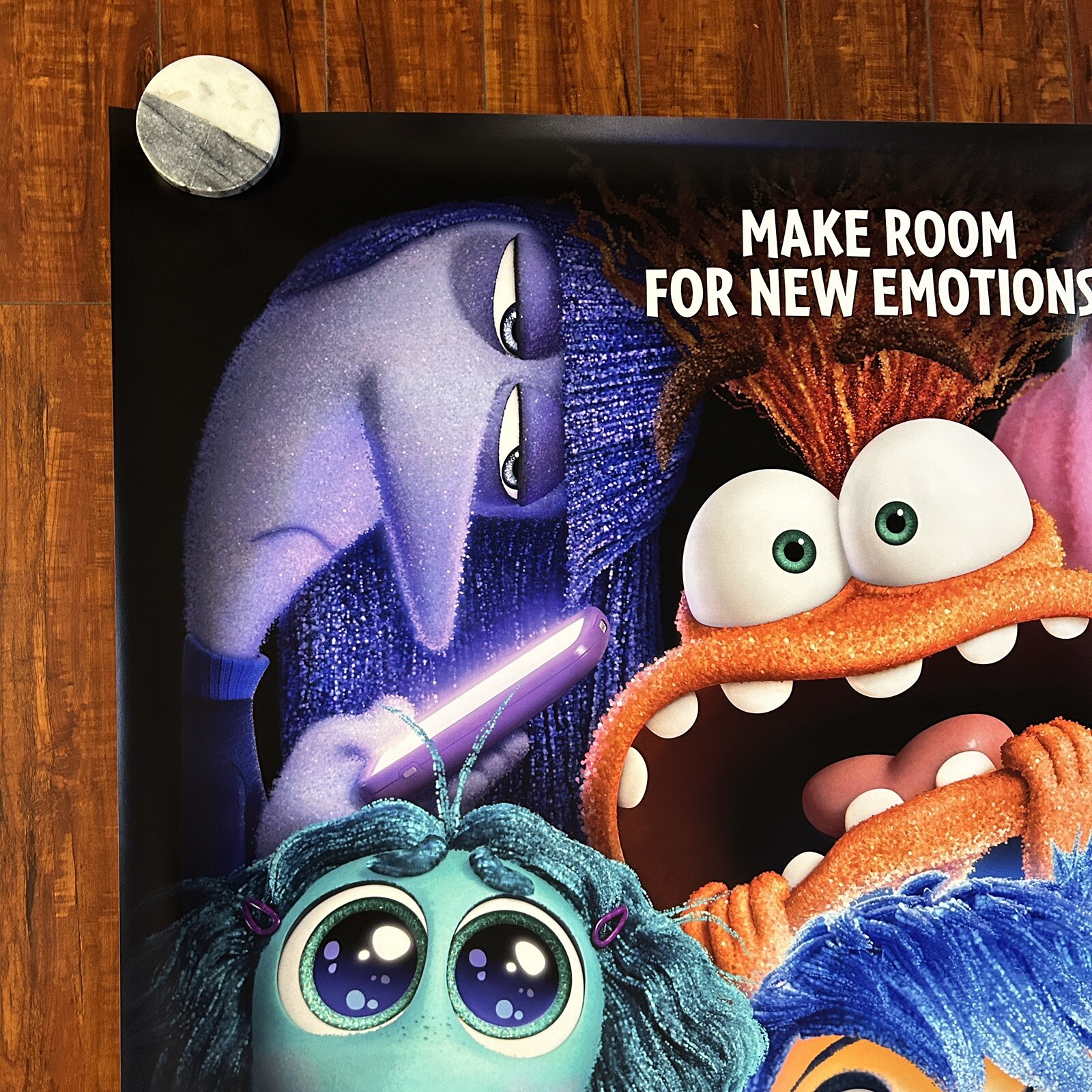 Inside Out 2 Disney PixArt GROUP Original Bus Stop Movie Poster 48x70inches