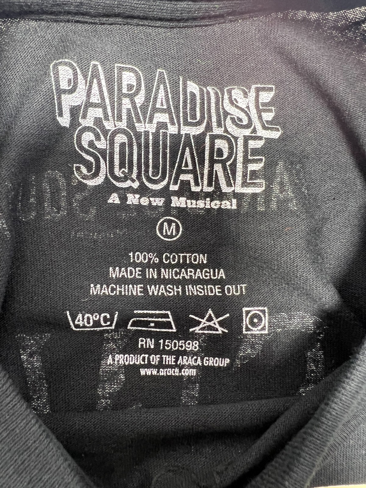 PARADISE SQUARE A NEW MUSICAL BREATHE EASY LONG SLEEVE UNISEX TEE NEW OFFICIAL
