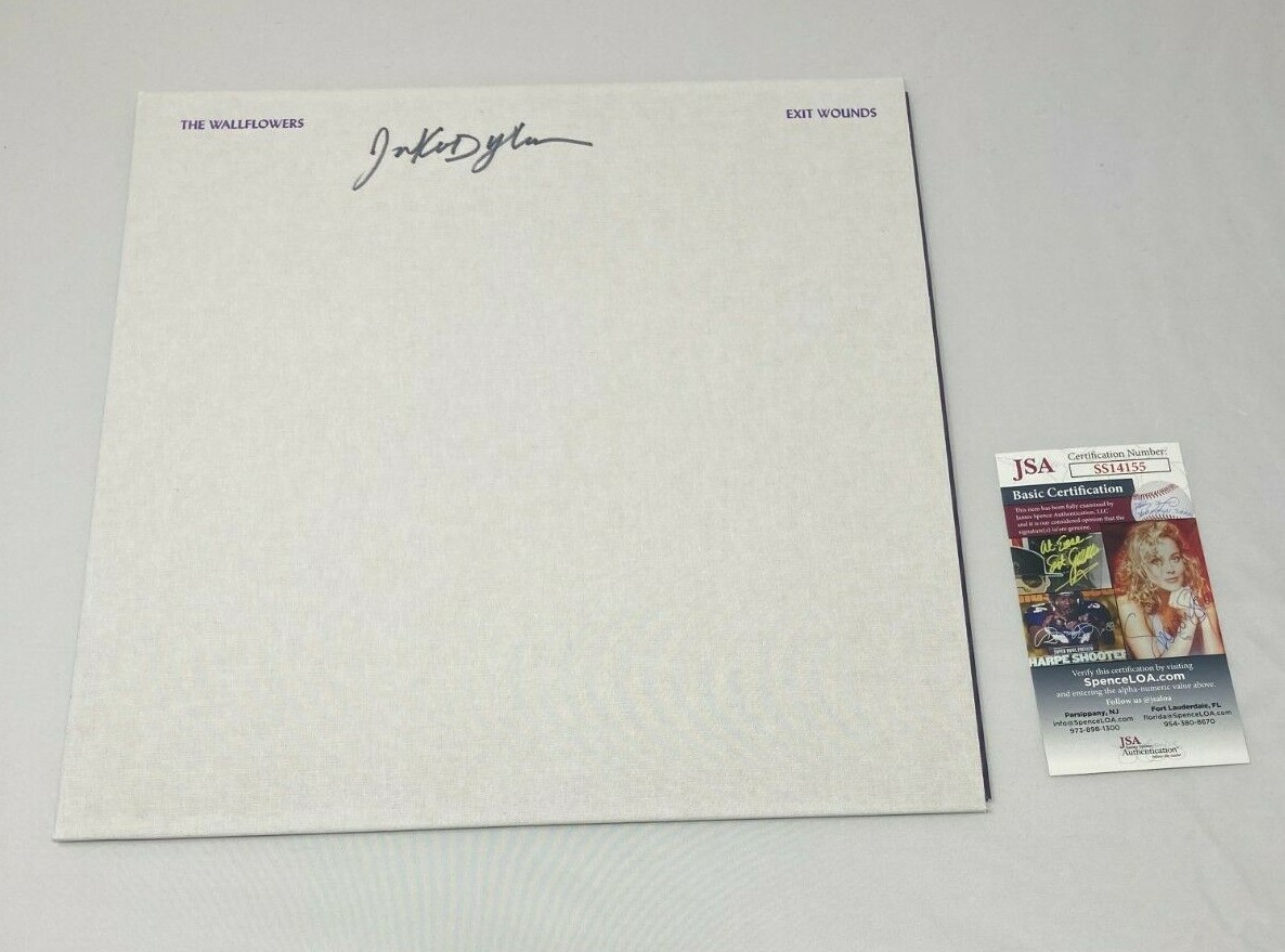 Jakob Dylan signed The Wallflowers Exit Wound LP Album 403/750 JSA COA
