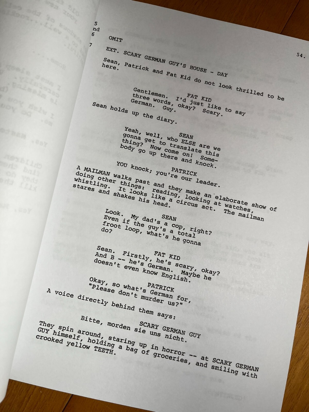 The Monster Squad Script Signed- Autograph Reprints- 124 Pages