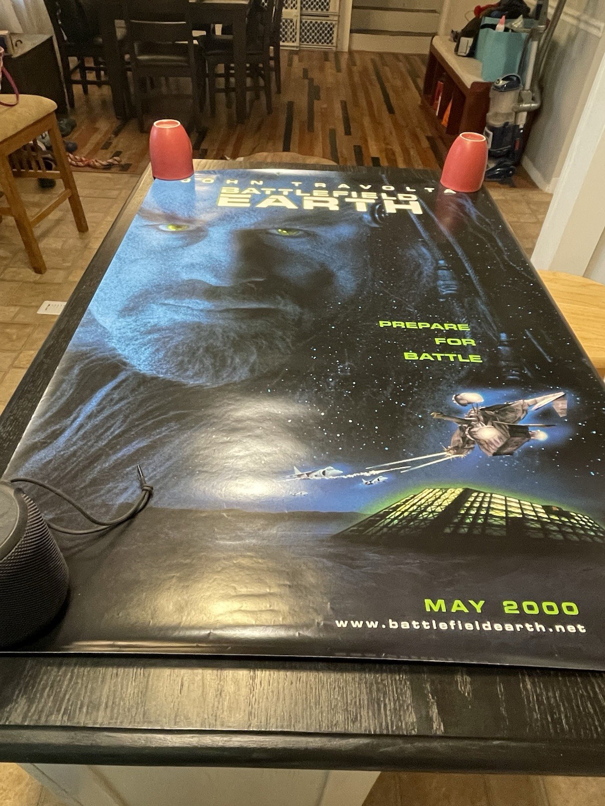 Battlefield Earth Original Theatrical Teaser Poster 27×40 D/S Travolta ROLLED