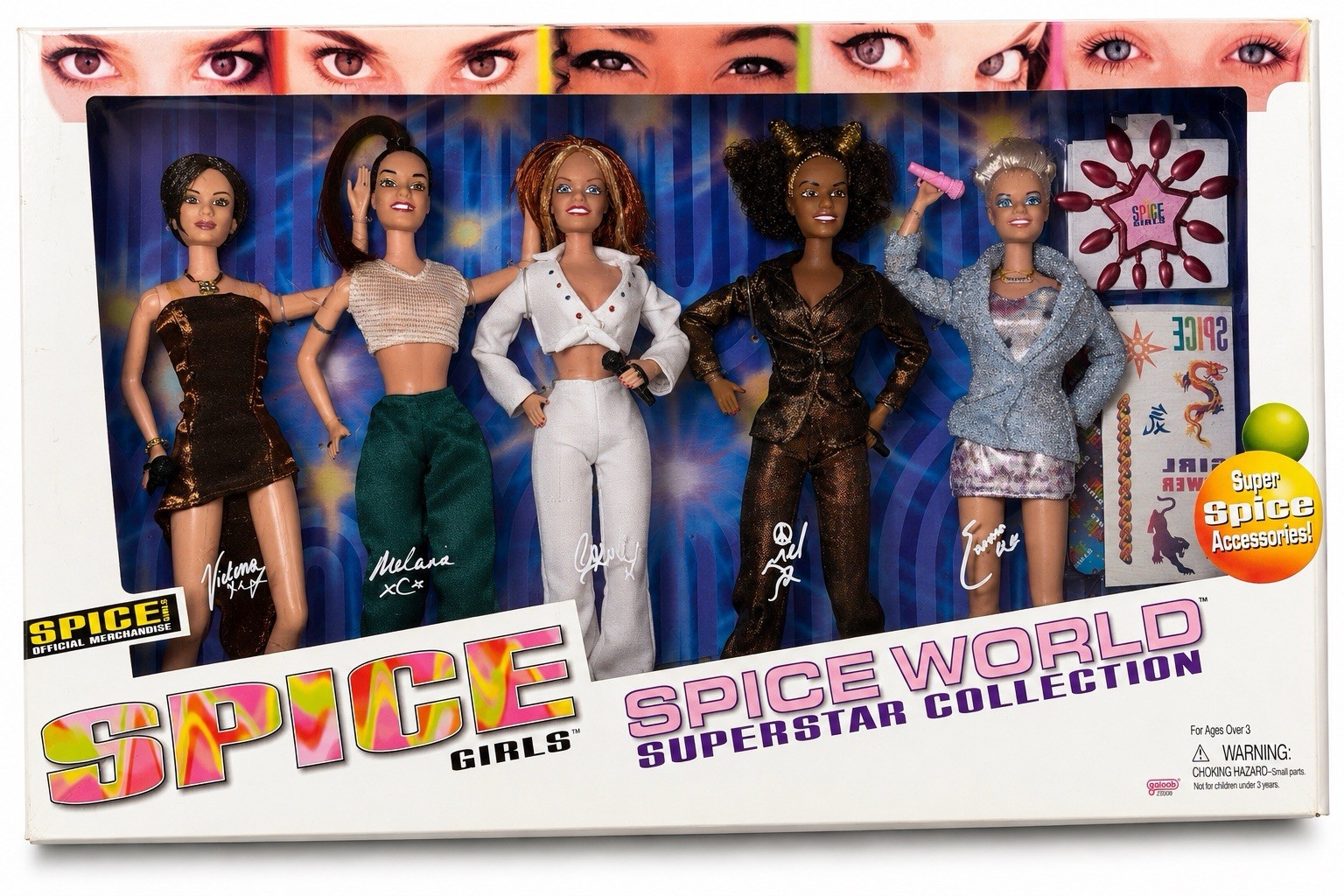 1998 Spice Girls Spice World Superstar Collection Galoob 5 Doll Gift Set NRFB