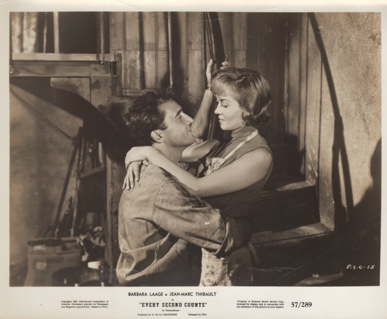 Every Second Counts (1957) 8×10 black & white movie photo #15