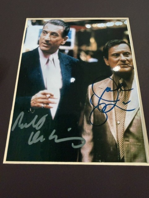 CASINO Signed 8×10(Robert DeNiro, Joe Pesci) Authentic Original Autographs w/COA