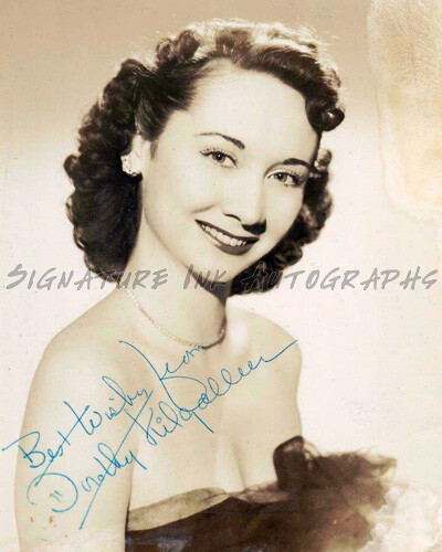 DOROTHY KILGALLEN Signed Best Wishes 8X10 Autographed Photo Reprint