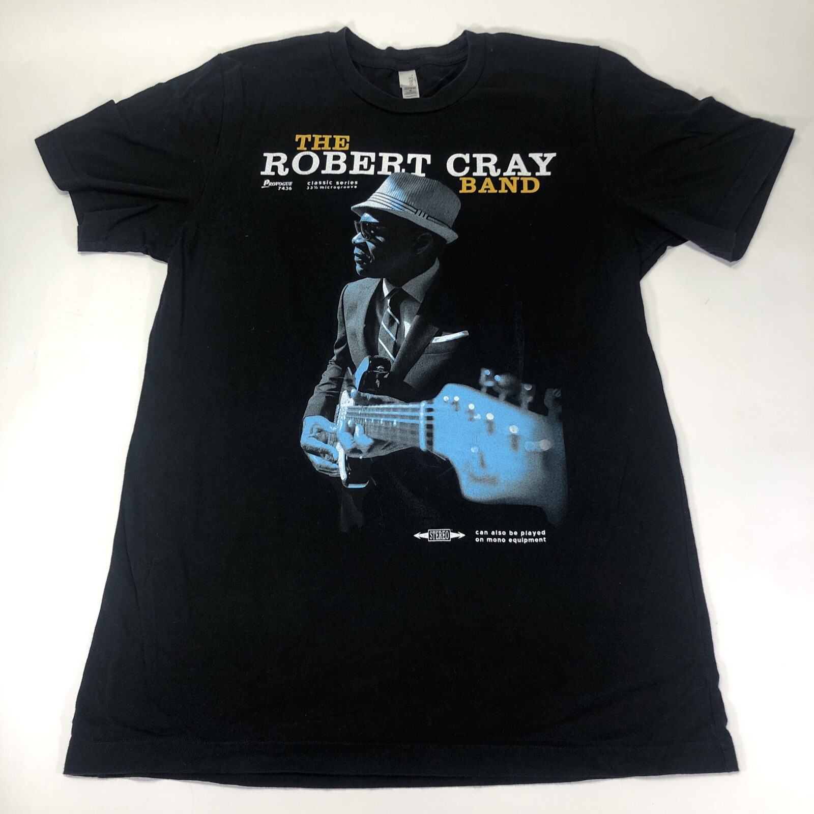 Robert Cray Band 2015 Tour Double Sided size Medium Black Shirt Blues Music Tee