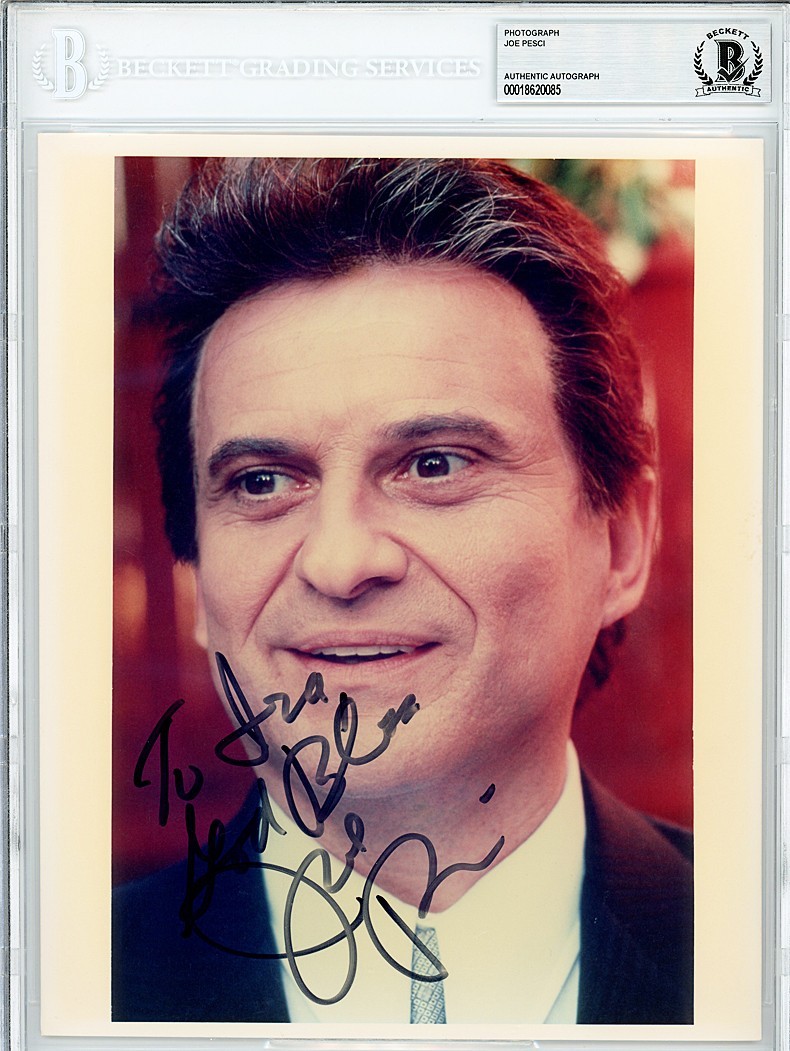 1990’s -JOE PESCI- BECKETT Signed/Autograph/Auto GOODFELLAS Vintage 8×10 Photo