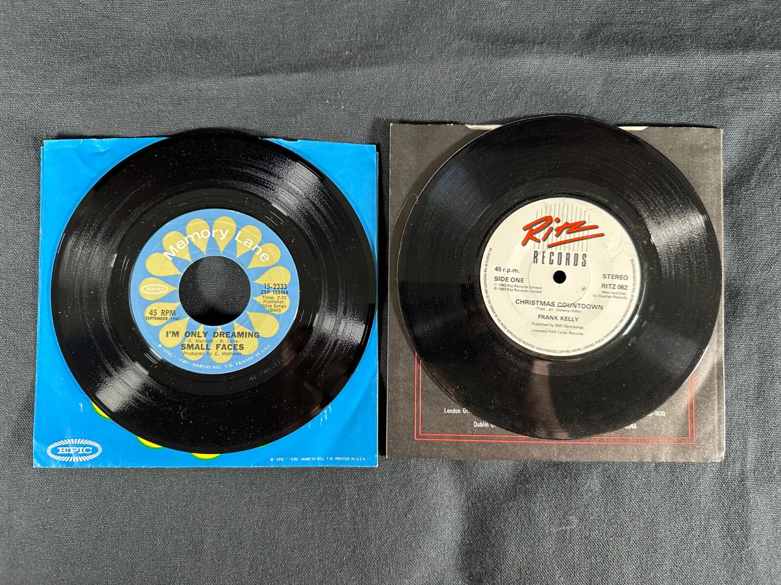 Vintage UK 45 records Terry Jacks/Desmond Dekker/Small Faces/Ralph McTell