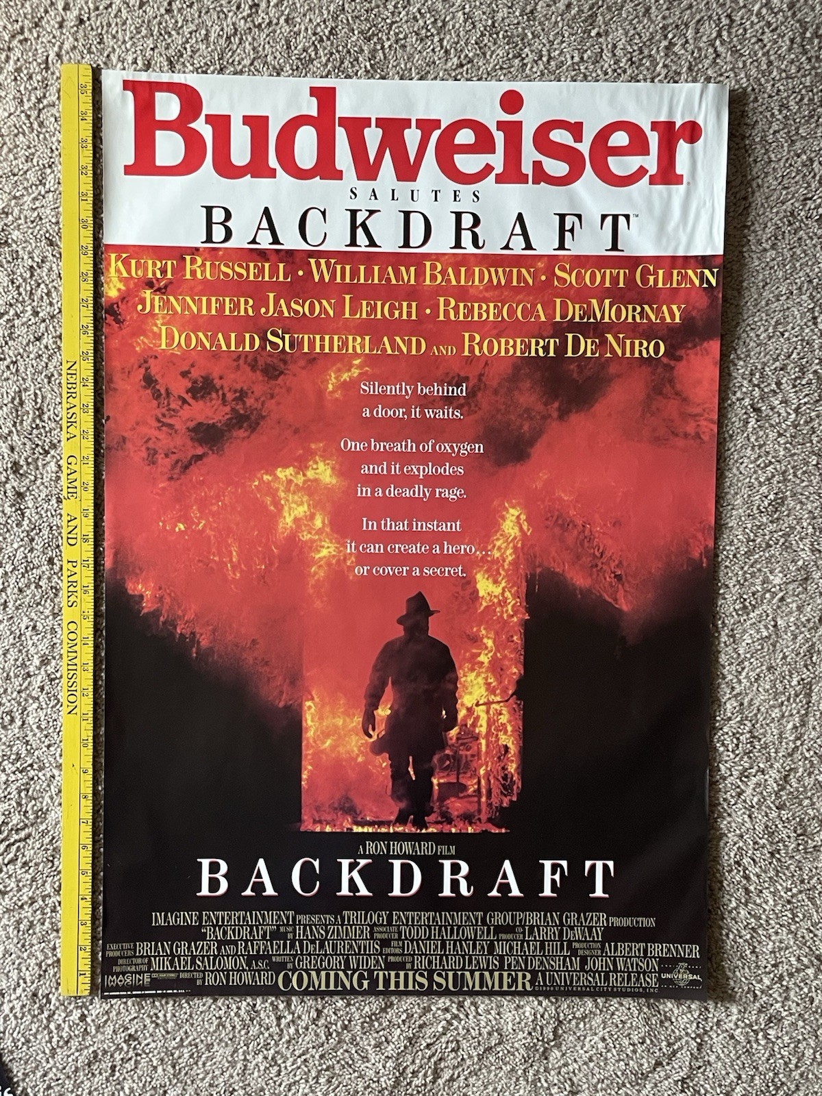 Misc Beer Posters-BACKDRAFT movie Budweiser-US Women Soccer-Dale Earnhardt-Magic