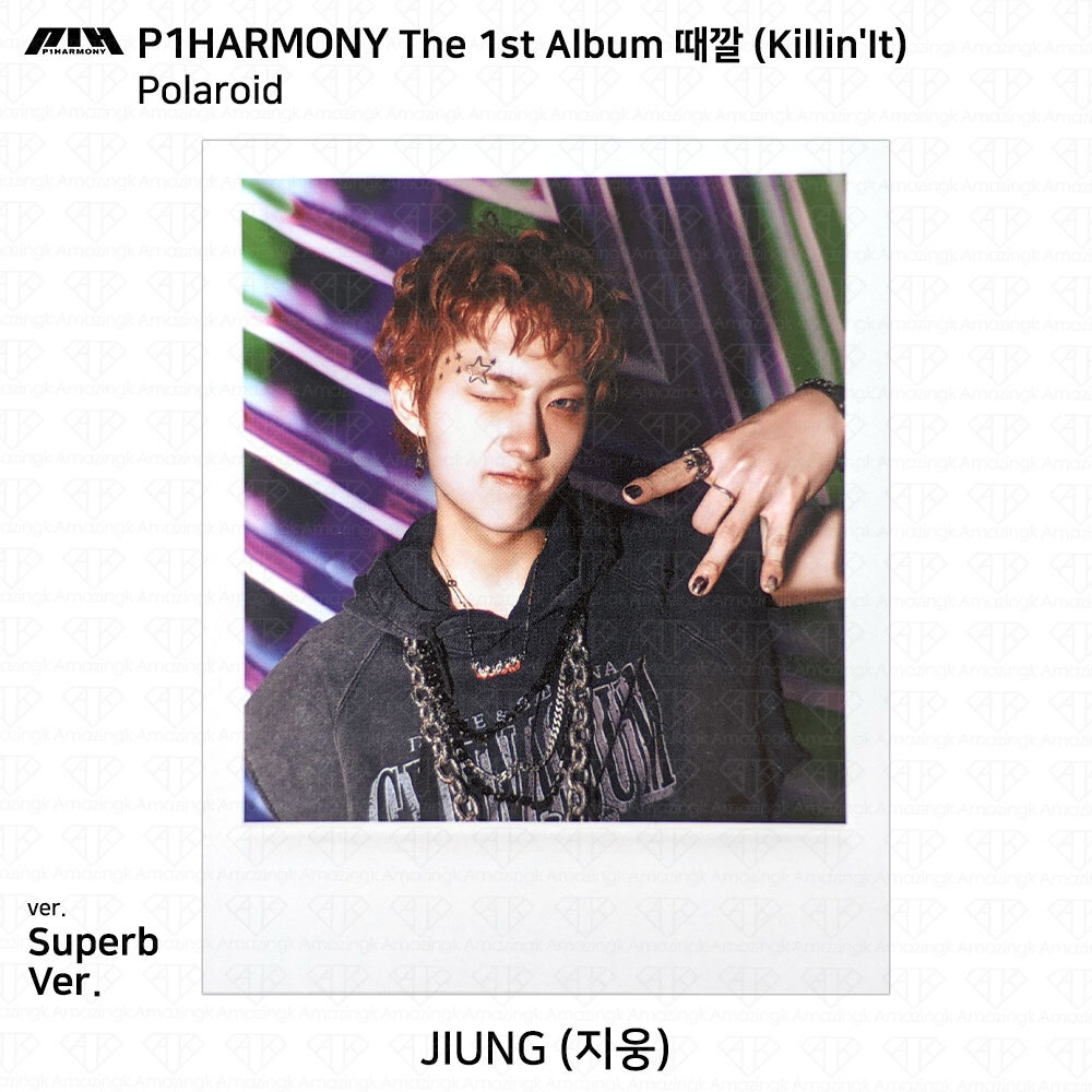 P1Harmony The 1st Album Killin’It Superb Ver Photocard Polaroid Theo Keeho Intak