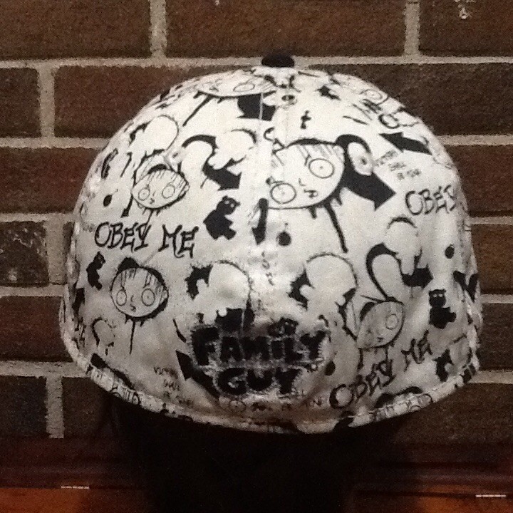 Family Guy Obey Me Cap Hat One Size S/M Flatbill 100% Cotton